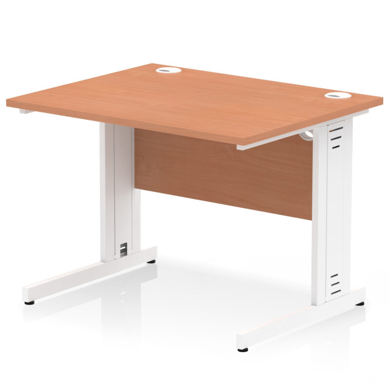 Impulse 1000mm Straight Desk Cable Managed Leg - Image 9
