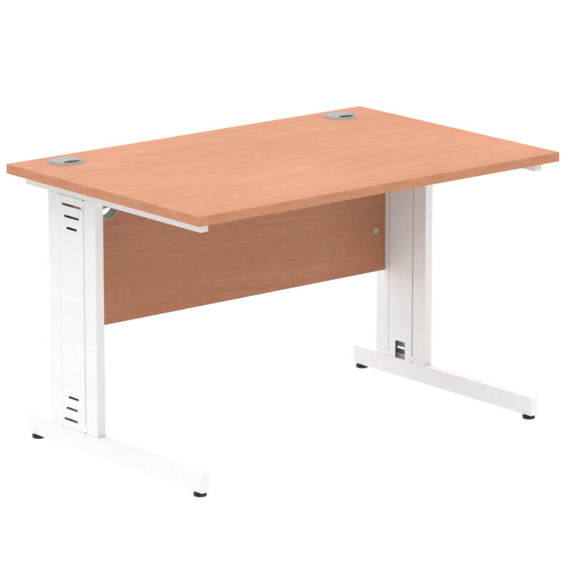 Impulse 1200mm Straight Desk Cable Managed Leg - Image 11