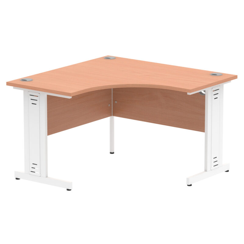 Impulse 1200mm Cable Managed Leg Corner Desk - Image 3
