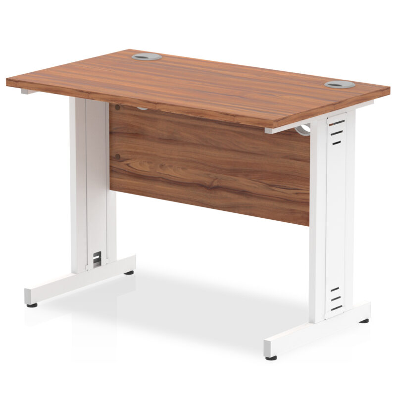 Impulse 1000mm Slimline Desk Cable Managed Leg - Image 10