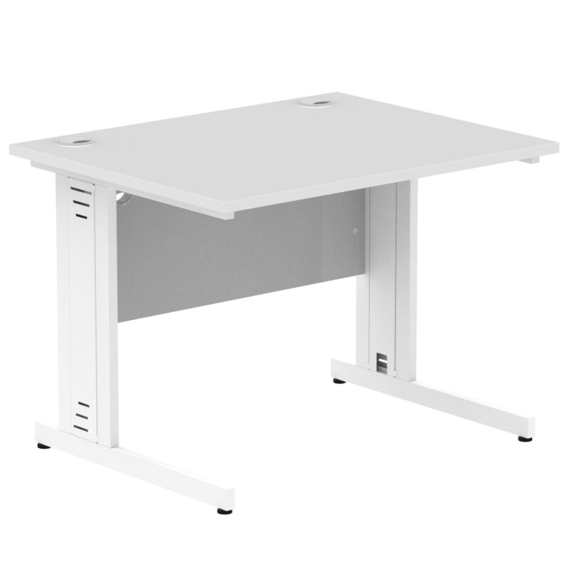 Impulse 1000mm Straight Desk Cable Managed Leg - Image 91