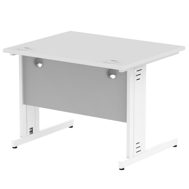 Impulse 1000mm Straight Desk Cable Managed Leg - Image 93