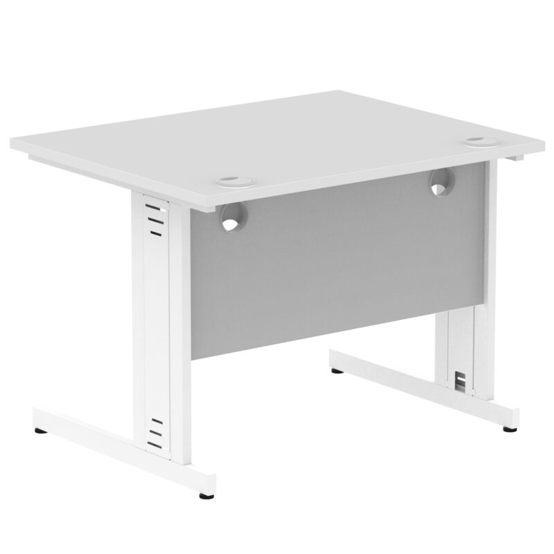 Impulse 1000mm Straight Desk Cable Managed Leg - Image 95