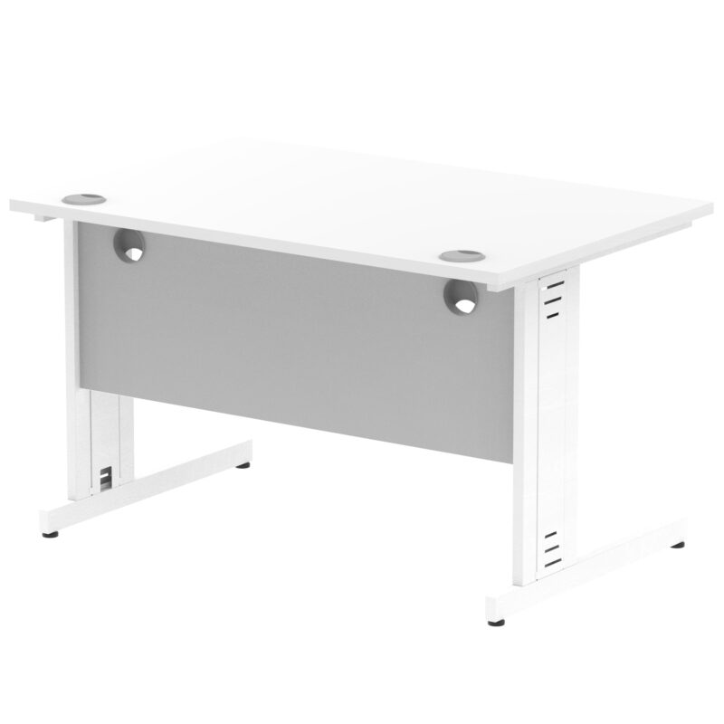 Impulse 1200mm Straight Desk Cable Managed Leg - Image 93