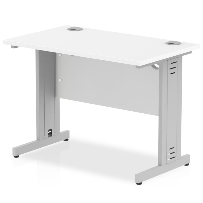 Impulse 1000mm Slimline Desk Cable Managed Leg - Image 12