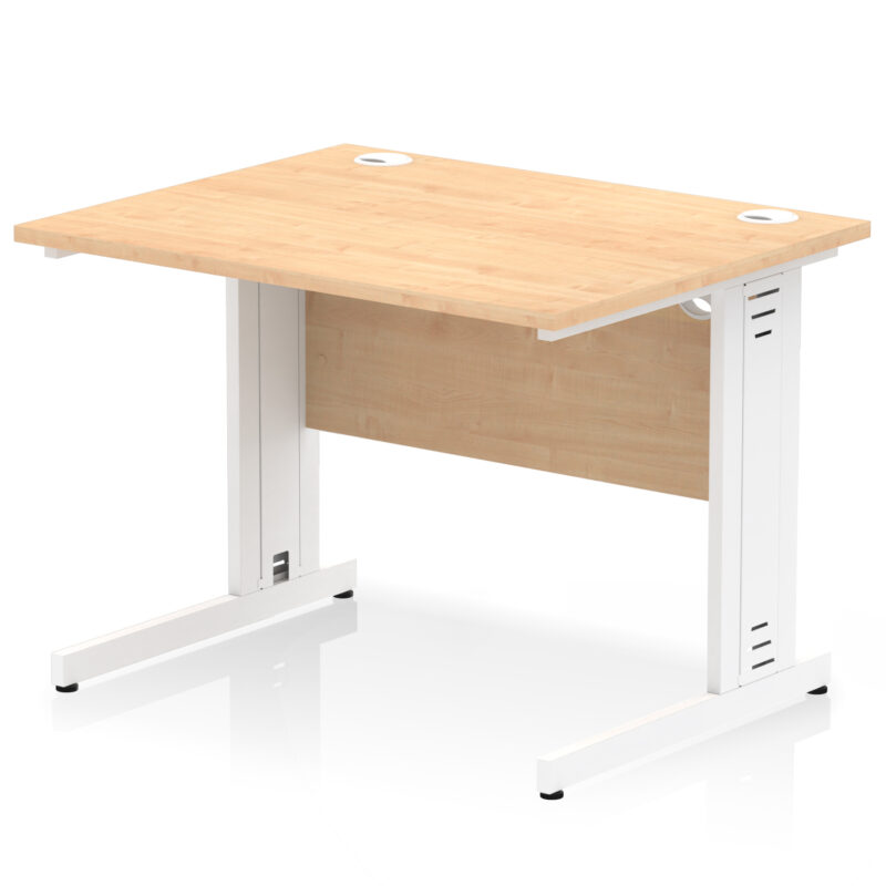 Impulse 1000mm Straight Desk Cable Managed Leg - Image 41