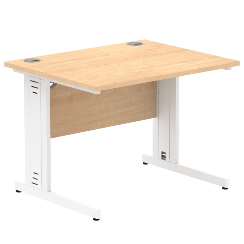 Impulse 1000mm Straight Desk Cable Managed Leg - Image 43