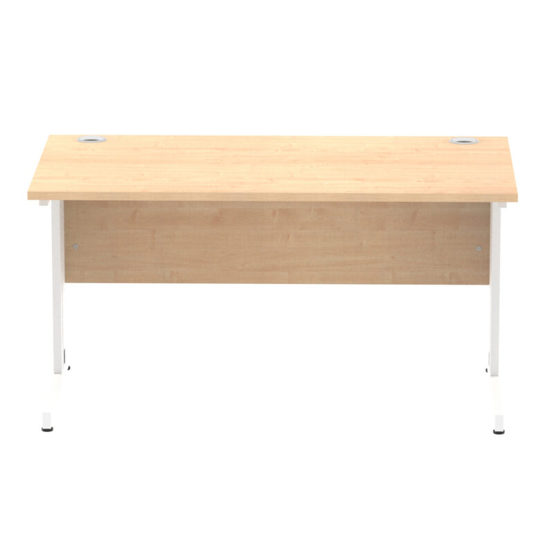 Impulse 1400mm Straight Desk Cable Managed Leg - Image 42