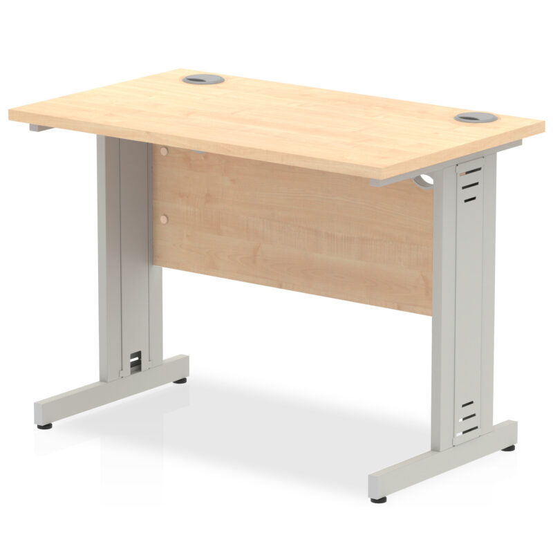 Impulse 1000mm Slimline Desk Cable Managed Leg - Image 5