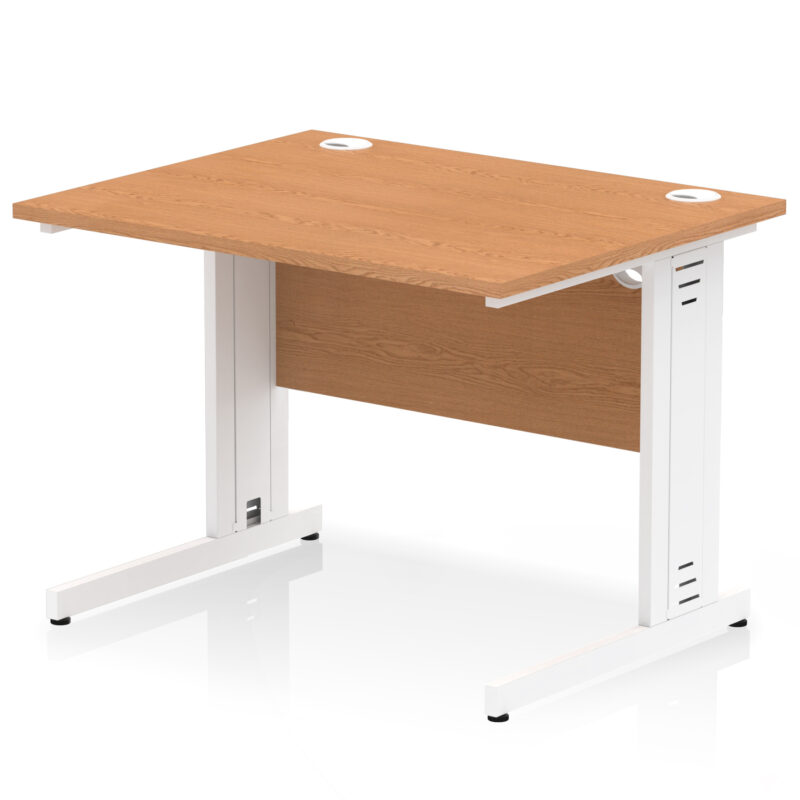 Impulse 1000mm Straight Desk Cable Managed Leg - Image 57
