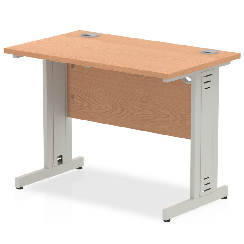 Impulse 1000mm Slimline Desk Cable Managed Leg - Image 7