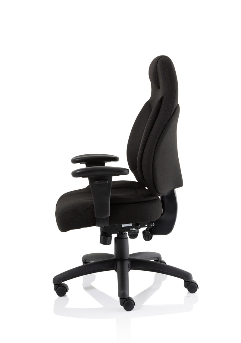Galaxy Medium Back Task Operator Office Chair with Adjustable Arms - Image 4